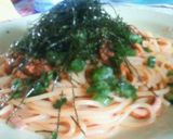簡単★イカの塩辛パスタ★作り方4写真