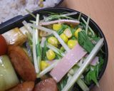 水菜ハムコーンのめんつゆマヨサラダ作り方6写真