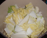お酒で蒸すだけ！白菜と豚肉の酒蒸し作り方1写真