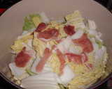 お酒で蒸すだけ！白菜と豚肉の酒蒸し作り方2写真