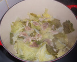 お酒で蒸すだけ！白菜と豚肉の酒蒸し作り方4写真