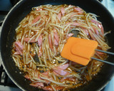簡単✿もやしと魚肉ソーセージの甘酢あん作り方4写真