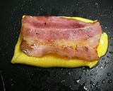 ベーコン　オムチーバーガー♪ミニ作り方8写真