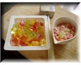 ＊イルミネーションチョコ＊ｼｰﾄﾓﾆﾀｰ作り方1写真
