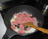 カゴメのトマト缶で！ミートソース作り方2写真