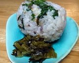 セロリの葉大量消費!ンまい、簡単おにぎり作り方4写真