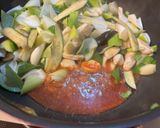 鶏ささみと長ねぎのピリ辛炒め。作り方5写真