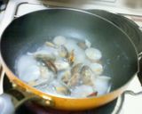 料理のための清酒で作るあさりの酒蒸し作り方3写真