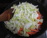 白菜と豚ひき肉のマーボー風作り方3写真