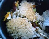 さつまいも&きのこたっぷり炊き込みご飯作り方5写真