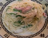 まろやか~イカの塩辛クリームパスタ作り方6写真