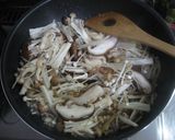 簡単☆きのこの味噌バター丼作り方4写真