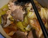 胃に優しい♪お夜食豆乳鍋作り方4写真