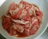 レンコンと豚肉の梅風味黒酢炒め作り方2写真