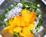 蕪と柿の柿酢和え作り方6写真
