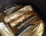 圧力鍋で秋刀魚味噌煮（柿酢入り）作り方9写真