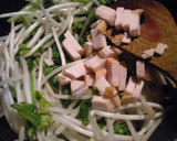 もやしと蕪の葉のさっと炒め作り方5写真