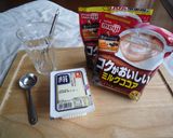 とろとろココア豆腐作り方1写真