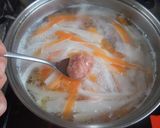 食べるSOUP☆~肉団子と大根のスープ~作り方6写真