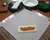 焼き春巻き❤in餅・明太・チーズ作り方2写真