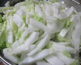 白菜と麻婆春雨の合体！作り方1写真