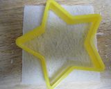 簡単　星型サンドウィッチ♪作り方1写真