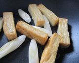 こってり★厚揚げと白ねぎのオイマヨ炒め作り方2写真