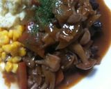 キノコたくさん牛肉の赤ワインソース♪作り方4写真