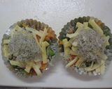人参とピーマンのじゃこチーズ焼き作り方6写真