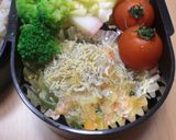 人参とピーマンのじゃこチーズ焼き作り方9写真