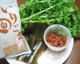 大根葉の梅・昆布ふりかけ♪作り方1写真