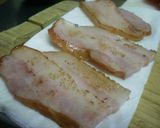 厚切ベーコンとふんわり卵のマフィンサンド作り方4写真
