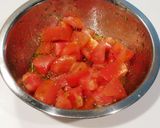 イタリアーンな◎冷製トマトうどん作り方2写真