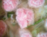 ふわふわ〜鶏団子と白菜のスッパ辛スープ作り方4写真