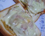 -焼そばトーストღチーズのせ❤-作り方4写真
