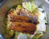 はくさいとさんま缶のうま煮✿作り方1写真