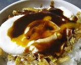 簡単朝ごはん：目玉焼き丼作り方6写真