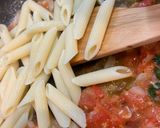 簡単で美味しく！トマトソースペンネ🍅作り方3写真