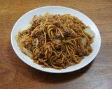 ご飯のおかず牛肉焼きそば作り方9写真