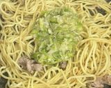 旨味たっぷり牛バラのねぎ塩焼きそば✨😋作り方7写真