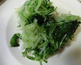 水菜と揚げはんぺんの味噌マヨ和え作り方1写真