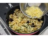 なすとわらびのシェルパスタ★動画あり★作り方14写真