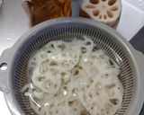 レンジで常備菜◎ササミと蓮根のお浸し作り方1写真