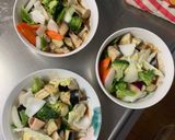 肉無チクワクリーミー梅トマト味野菜炒め作り方13写真