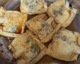 【お弁当用】餃子のタネでつくる油揚げの肉詰め作り方4写真