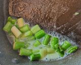 アスパラのバター焼きとなめ茸のパスタ作り方3写真