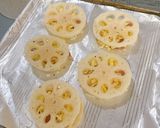 簡単♪れんこんのベーコンチーズはさみ焼き作り方4写真