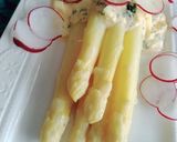 直焼きホワイトアスパラガス・温玉添え作り方1写真