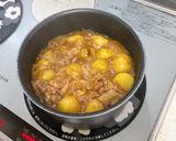 レンジ併用で時短♪新じゃが小芋の肉じゃが作り方8写真
