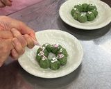 レンジで簡単☆リースドーナツ☆クリスマスに♪作り方10写真